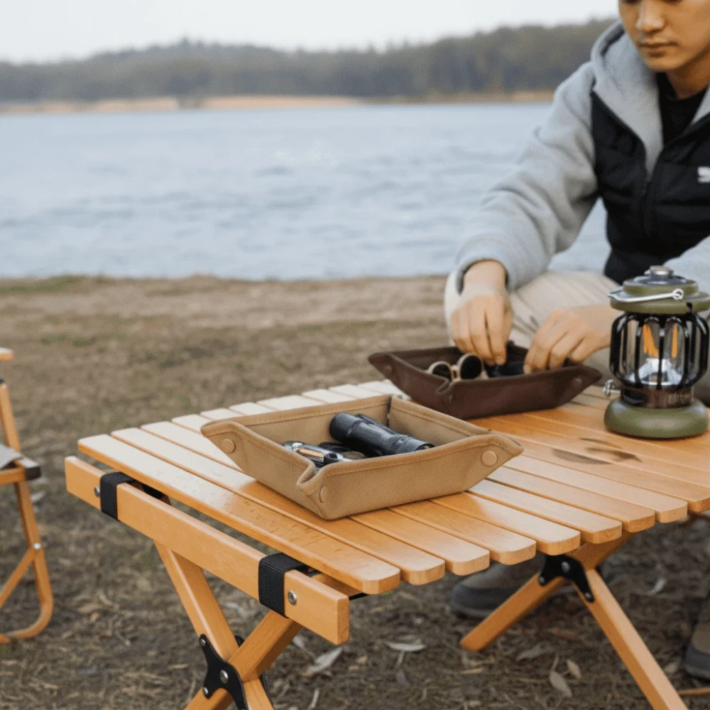 Compact Design Camping Organizer Tray Portable Folding Square Shape Camping Storage Tray Stacked Design Clutter Storage Tray
Compact Design Camping Organizer Tray Portable Folding Square Shape Camping Storage Tray Stacked Design Clutter Storage Tray