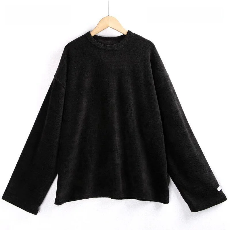 Slimming Knitted Sweater round Neck Pullover Simple Stylish plus Size Women's Autumn Winter Comfortable Breathable Soft Material
Slimming Knitted Sweater round Neck Pullover Simple Stylish plus Size Women's Autumn Winter Comfortable Breathable Soft Material