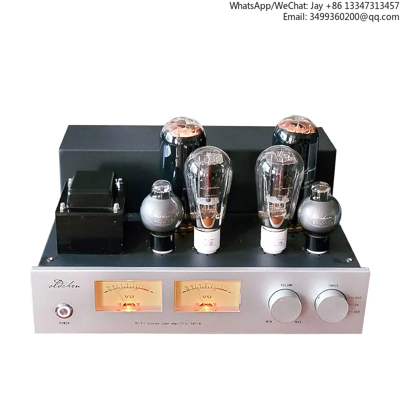 LaoChen 300B Push 845 Audiophile Tube Amplifier Single-Ended Class A Amp With VU Meter OldChen
LaoChen 300B Push 845 Audiophile Tube Amplifier Single-Ended Class A Amp With VU Meter OldChen