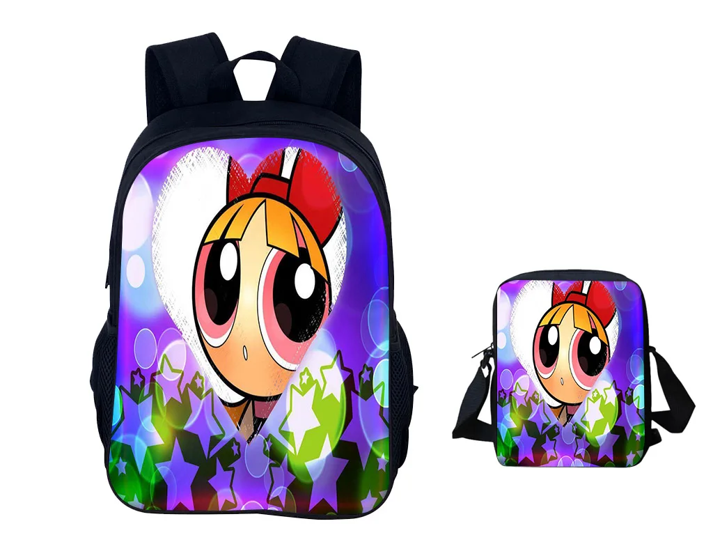 Children Lightweight Backpack+Side Bag Set,The Powerpuff Girls Waterproof Book Bag Casual Rucksack for School
Children Lightweight Backpack+Side Bag Set,The Powerpuff Girls Waterproof Book Bag Casual Rucksack for School