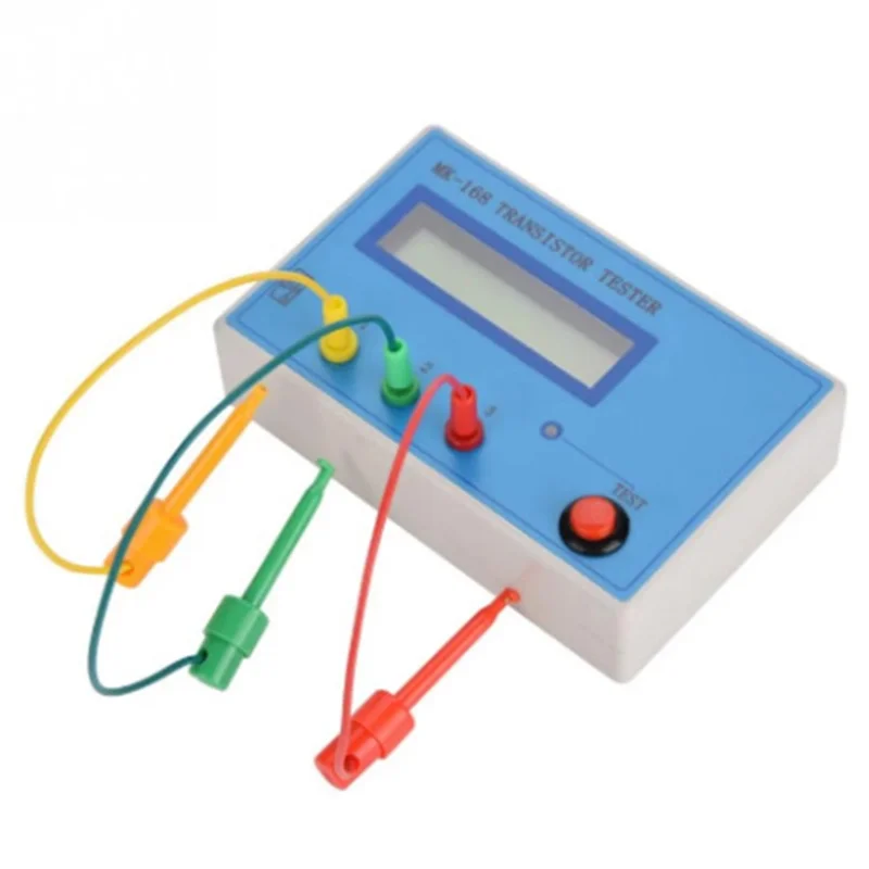 MK-168 Transistor Tester Measuring Resistance Capacitor Inductance Rlc Meter Voltage RLC NPN PNP MOS Meter
MK-168 Transistor Tester Measuring Resistance Capacitor Inductance Rlc Meter Voltage RLC NPN PNP MOS Meter