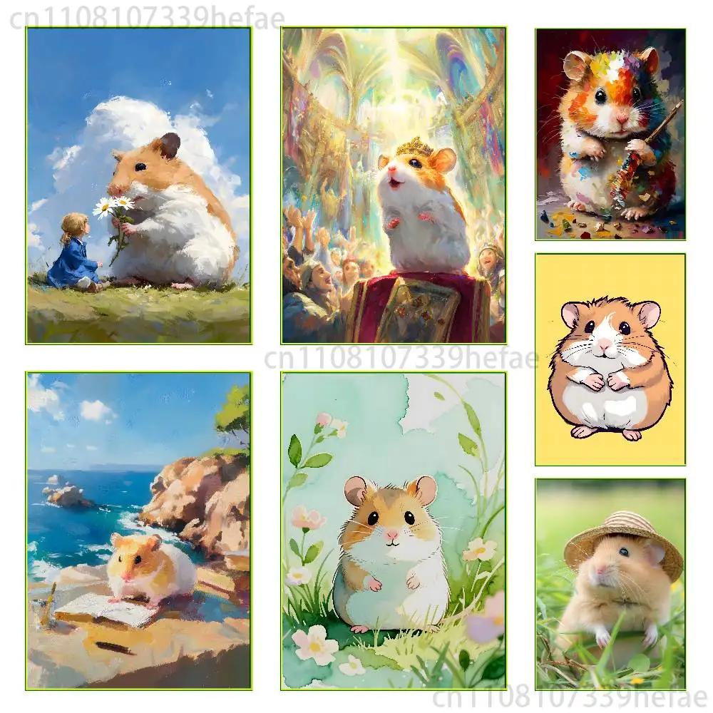 Cute Animal Hamster Poster High Quality Wall Art for Home Office Bedroom Living Room Hallway Bar Perfect Gift
Cute Animal Hamster Poster High Quality Wall Art for Home Office Bedroom Living Room Hallway Bar Perfect Gift