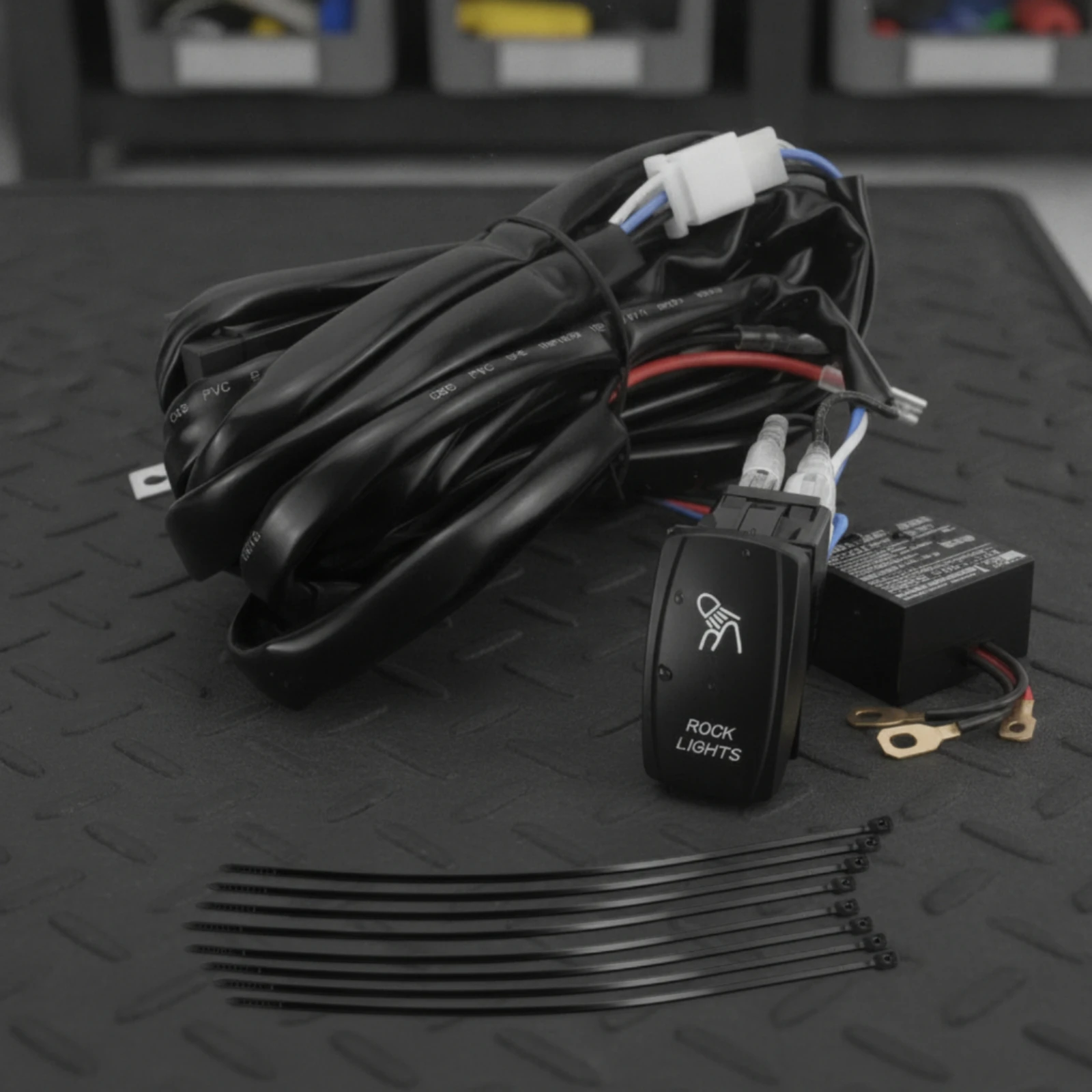 Wiring Harness Kit with Rocker Switch Insulated Wiring Harness with Switch Stable Abrasion-Resistant for Builders
Wiring Harness Kit with Rocker Switch Insulated Wiring Harness with Switch Stable Abrasion-Resistant for Builders
