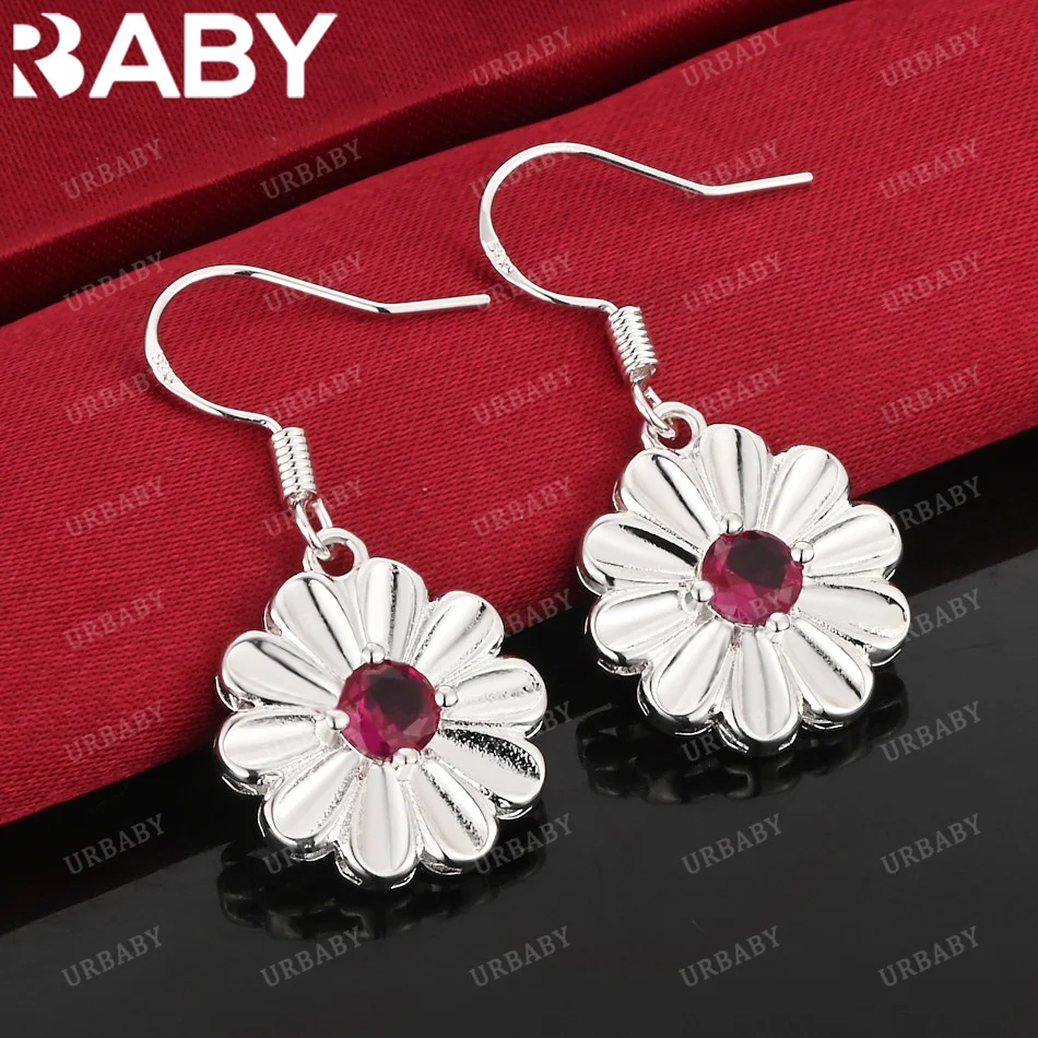 URBABY 925 Sterling Silver Earrings Flowers Drop Earrings For Women Jewelry Fashion Party and Daily Wear
URBABY 925 Sterling Silver Earrings Flowers Drop Earrings For Women Jewelry Fashion Party and Daily Wear