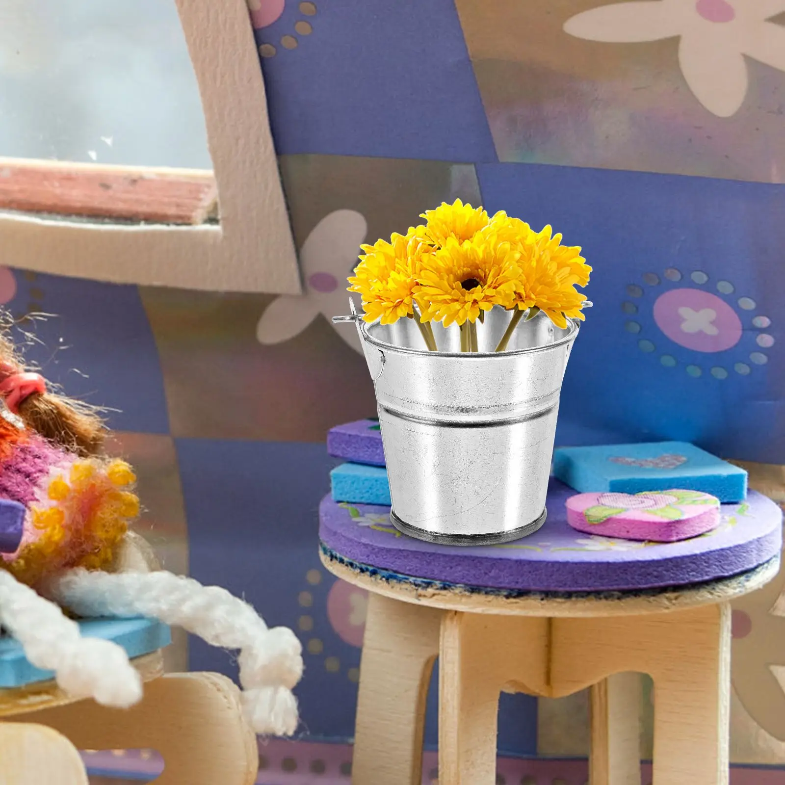 6 Pcs Mini Metal Buckets 5 5x5 CM Small Planter DIY Home Decor Wedding Party Supplies Miniature Gardening Accessory Toy Barrel
6 Pcs Mini Metal Buckets 5 5x5 CM Small Planter DIY Home Decor Wedding Party Supplies Miniature Gardening Accessory Toy Barrel