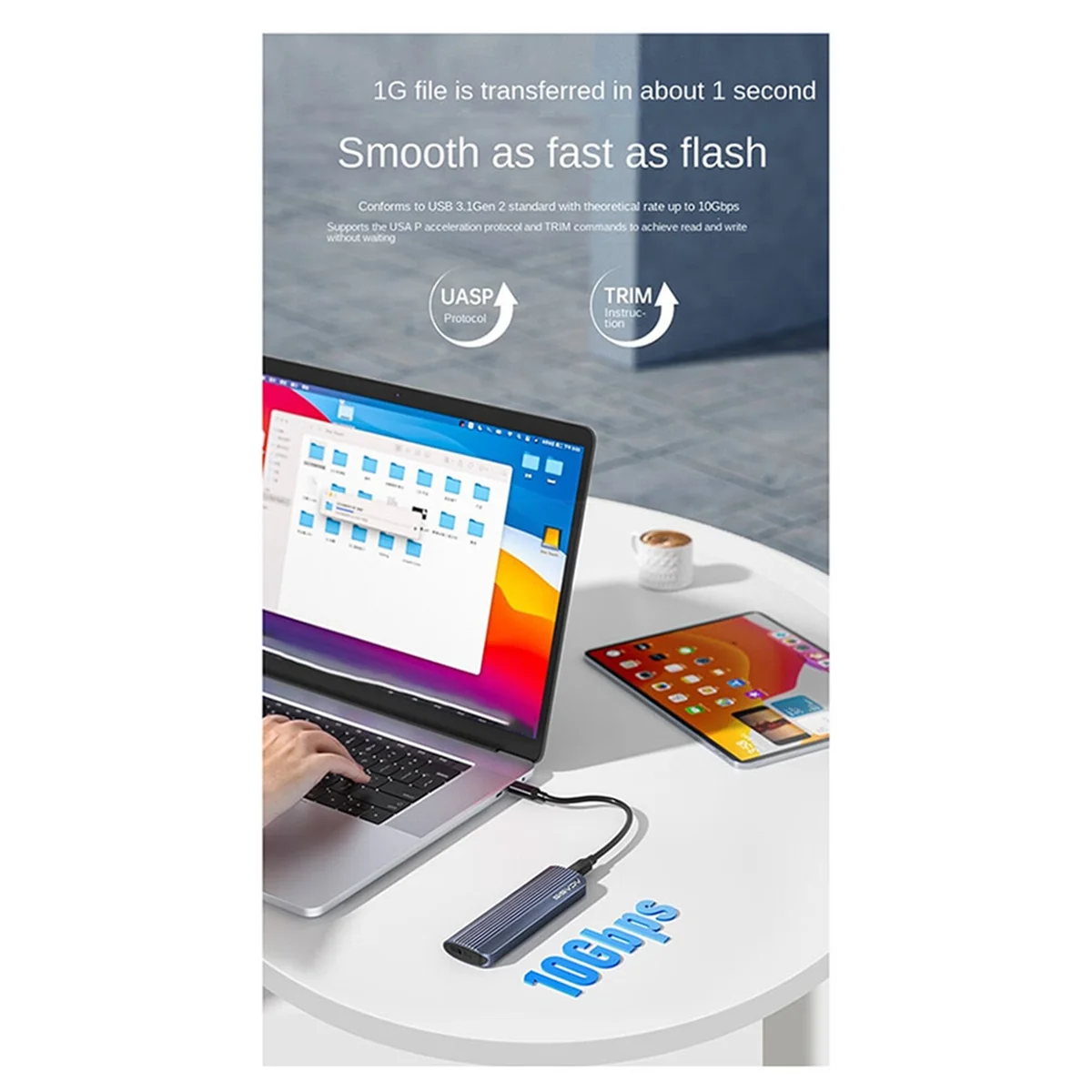 New ACASIS M2 SSD Case M.2 NVMe SATA SSD Enclosure Adapter 10Gbps Type-C External Enclosure Max 8T Hard Disk Case
New ACASIS M2 SSD Case M.2 NVMe SATA SSD Enclosure Adapter 10Gbps Type-C External Enclosure Max 8T Hard Disk Case