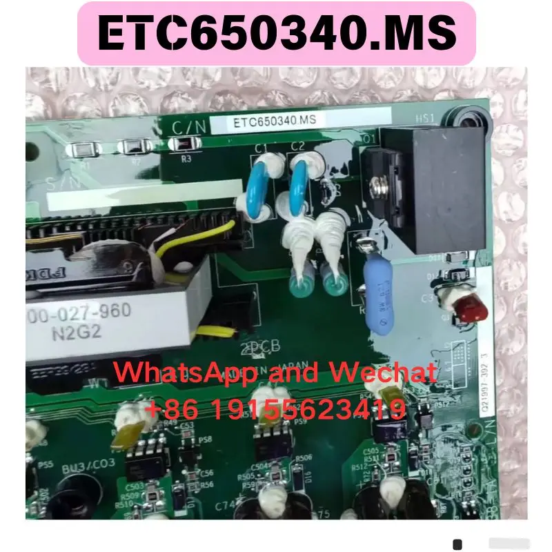 Б/у ETC650340.MS Yaskawa 686DC5/H5 плата драйвера Функциональный тест ОК Быстрая доставка
Б/у ETC650340.MS Yaskawa 686DC5/H5 плата драйвера Функциональный тест ОК Быстрая доставка