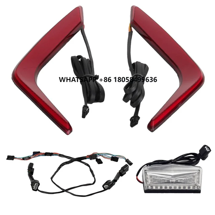 Motorcycle Rear Mudguard LED Tail Light Decoration Reflector Brake Stop Lamp Replacement for Honda Gold Wing GL 1800 F6B 2018-Up
Motorcycle Rear Mudguard LED Tail Light Decoration Reflector Brake Stop Lamp Replacement for Honda Gold Wing GL 1800 F6B 2018-Up