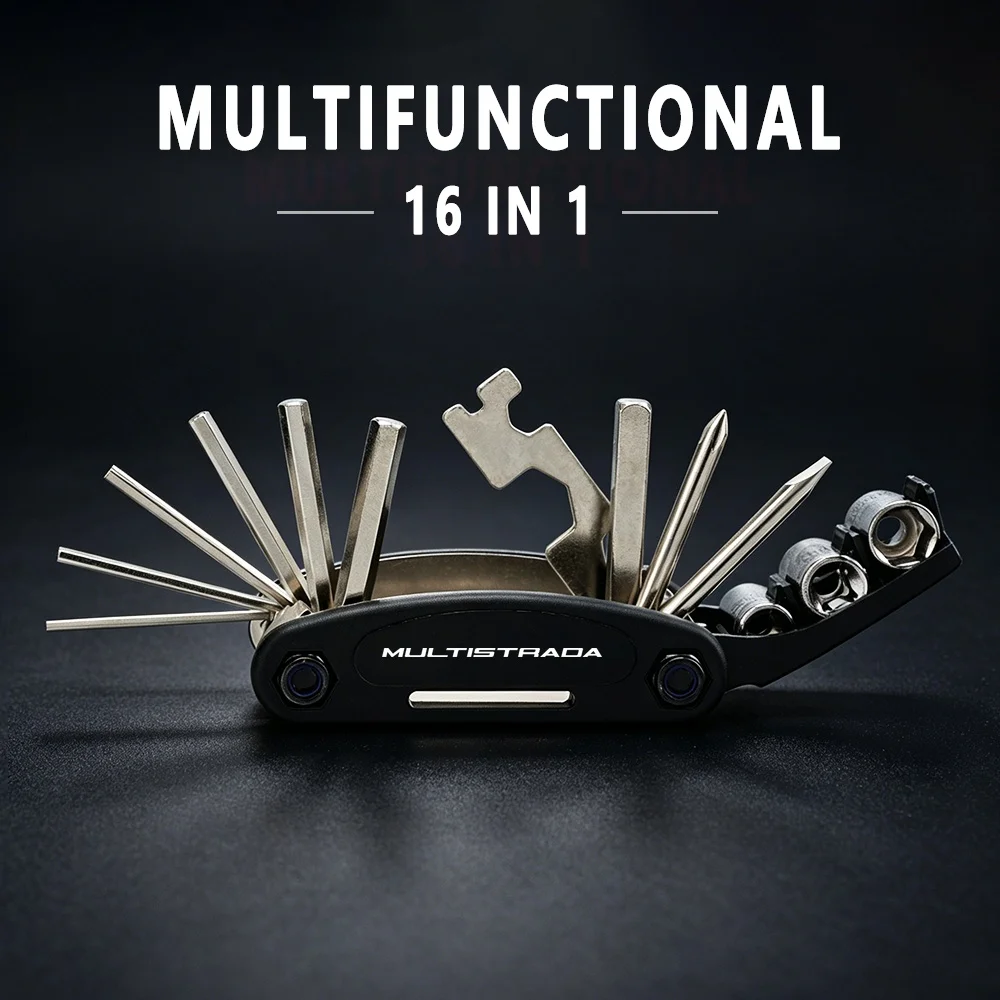 Socket Wrench Portable Multifunction Screwdriver Multi Repair Tool Set For DUCATI Multistrada 950 1100 1260 1200 S GT 1200S V4
Socket Wrench Portable Multifunction Screwdriver Multi Repair Tool Set For DUCATI Multistrada 950 1100 1260 1200 S GT 1200S V4