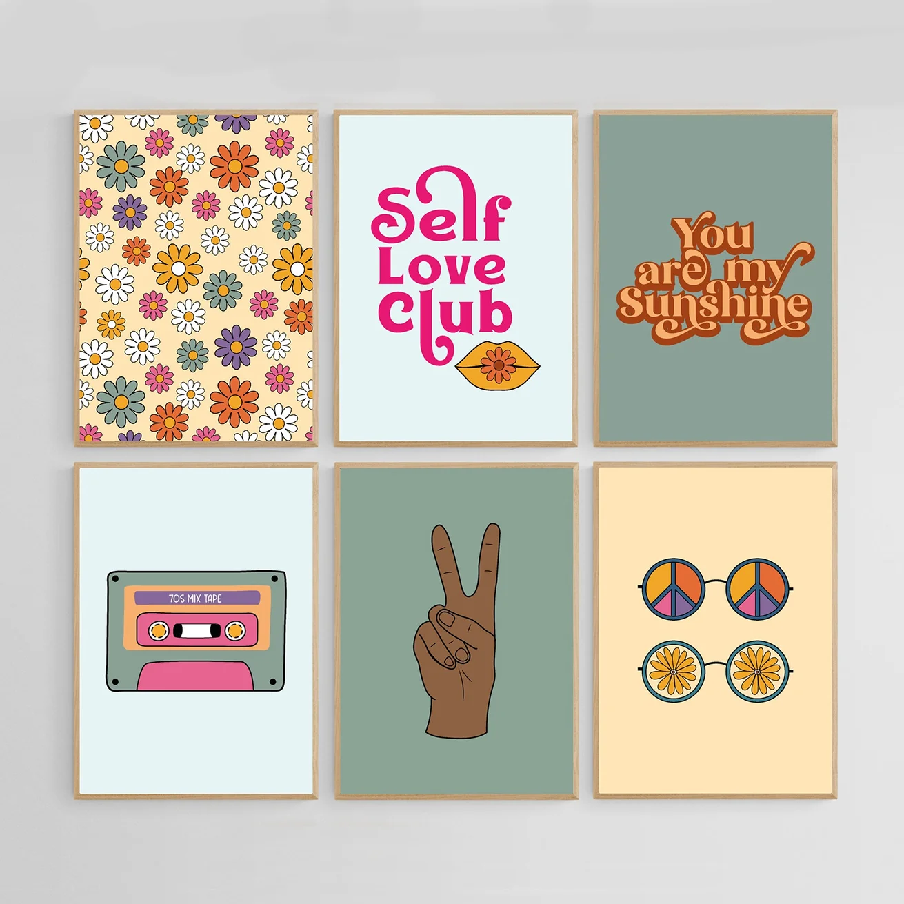 A set of 6 retro art canvas posters and modern art prints bedroom wall decoration retro bohemian style prints modern home décor
A set of 6 retro art canvas posters and modern art prints bedroom wall decoration retro bohemian style prints modern home décor