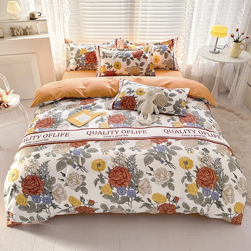 3pcs French Light Luxury Printed Bedding Set Minimalist Washing Cotton Quilt Cover Skin Friendly Home Bedding No Filling
3pcs French Light Luxury Printed Bedding Set Minimalist Washing Cotton Quilt Cover Skin Friendly Home Bedding No Filling