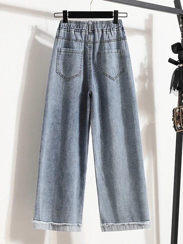 High Waist Wide Leg Jeans Women's Loose Straight Cut Small Size Slimming Floor-Length Pants Spring Autumn Long Trousers
High Waist Wide Leg Jeans Women's Loose Straight Cut Small Size Slimming Floor-Length Pants Spring Autumn Long Trousers