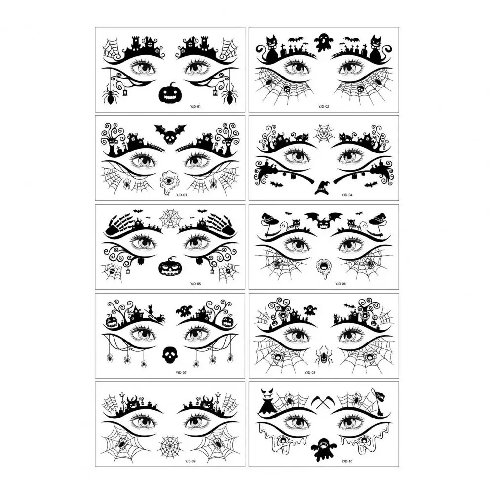 Тематические вечерние наклейки на глаза, наклейки для татуировки глаз на Хэллоуин, наклейки для татуировки глаз паука, временные татуировки для лица для взрослых 
Тематические вечерние наклейки на глаза, наклейки для татуировки глаз на Хэллоуин, наклейки для татуировки глаз паука, временные татуировки для лица для взрослых