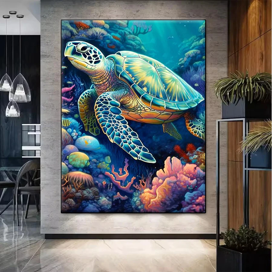 Diamond Embroidery Marine Turtle Animal Art Full Square round Diamond Mosaic Rhinestones Art Painting Cross Stitch Wall Decor
Diamond Embroidery Marine Turtle Animal Art Full Square round Diamond Mosaic Rhinestones Art Painting Cross Stitch Wall Decor