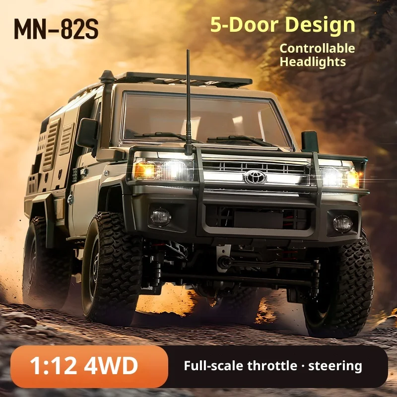 1/12 Full Scale RC Car MN-82S Land CRUISER Off-road Vehicle 4WD Electric Erawler Remote Control Cars MN82 Model Toys Xmas Gifts
1/12 Full Scale RC Car MN-82S Land CRUISER Off-road Vehicle 4WD Electric Erawler Remote Control Cars MN82 Model Toys Xmas Gifts