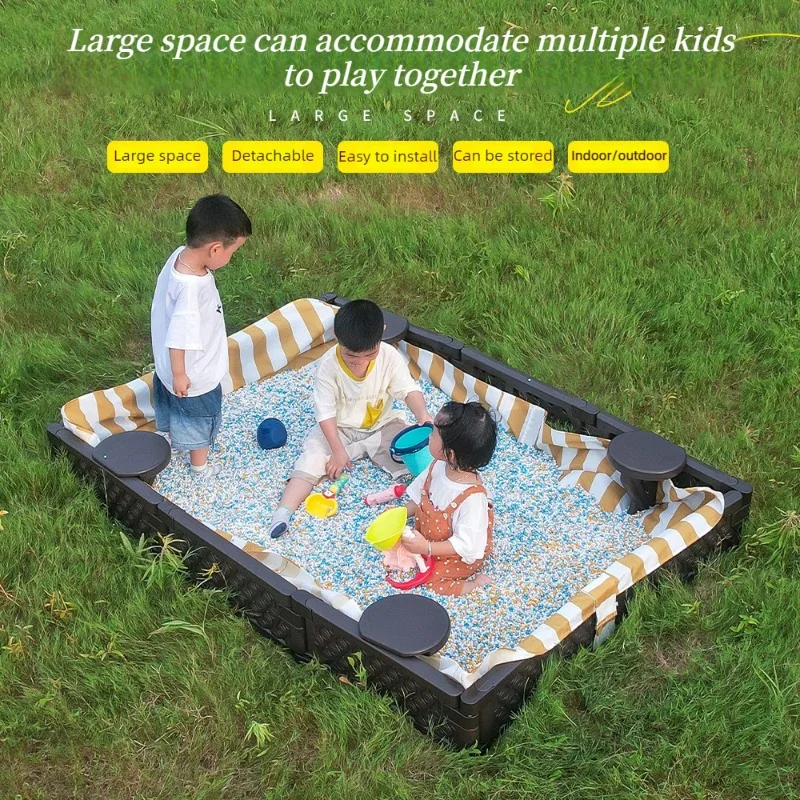 Children Toy Sand Pool Sands Play Household Beach Kit Plastic Sandbox Indoor Fence Kids Girls Boys Outdoor Playing Beach Toys
Children Toy Sand Pool Sands Play Household Beach Kit Plastic Sandbox Indoor Fence Kids Girls Boys Outdoor Playing Beach Toys