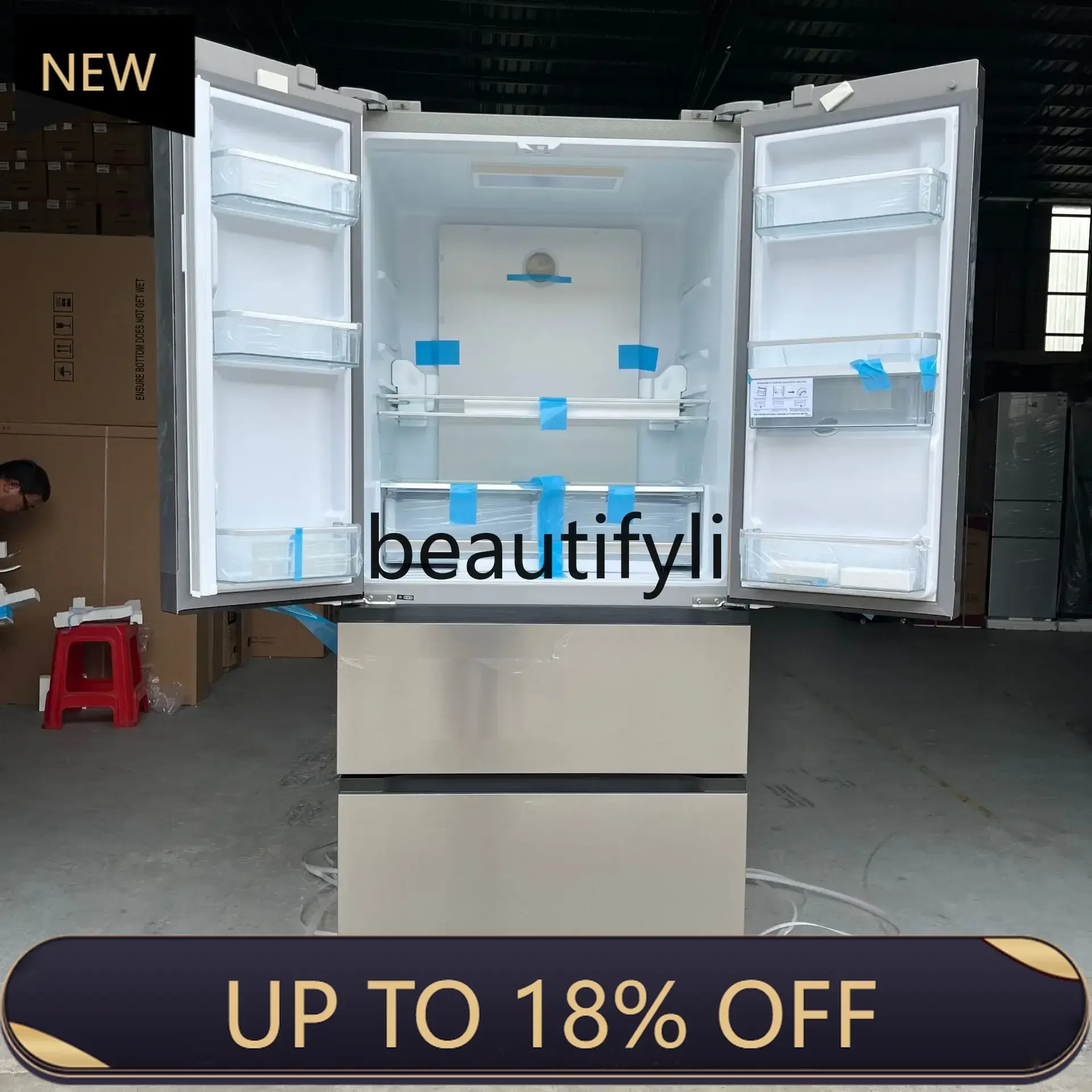 Z189 French Style Multi-Door Household Refrigerator with Water Dispenser, Frost-Free Inverter Cooling
Z189 French Style Multi-Door Household Refrigerator with Water Dispenser, Frost-Free Inverter Cooling