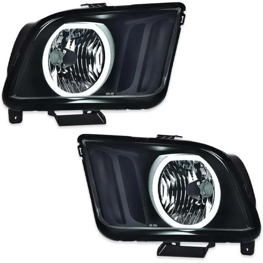 Светодиодные фары в сборе, совместимые с 2005, 2006, 2007, 2008, 2009, Ford Mustang, фарами со стороны водителя и пассажира, дымчатыми линзами Bla
Светодиодные фары в сборе, совместимые с 2005, 2006, 2007, 2008, 2009, Ford Mustang, фарами со стороны водителя и пассажира, дымчатыми линзами Bla