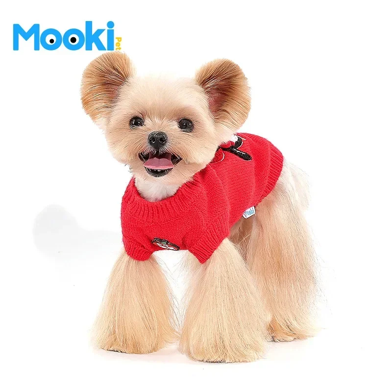 Mookipet dog cat new year clothes bichon yorkshire winter sleeveless sweater vest warm red festive
Mookipet dog cat new year clothes bichon yorkshire winter sleeveless sweater vest warm red festive