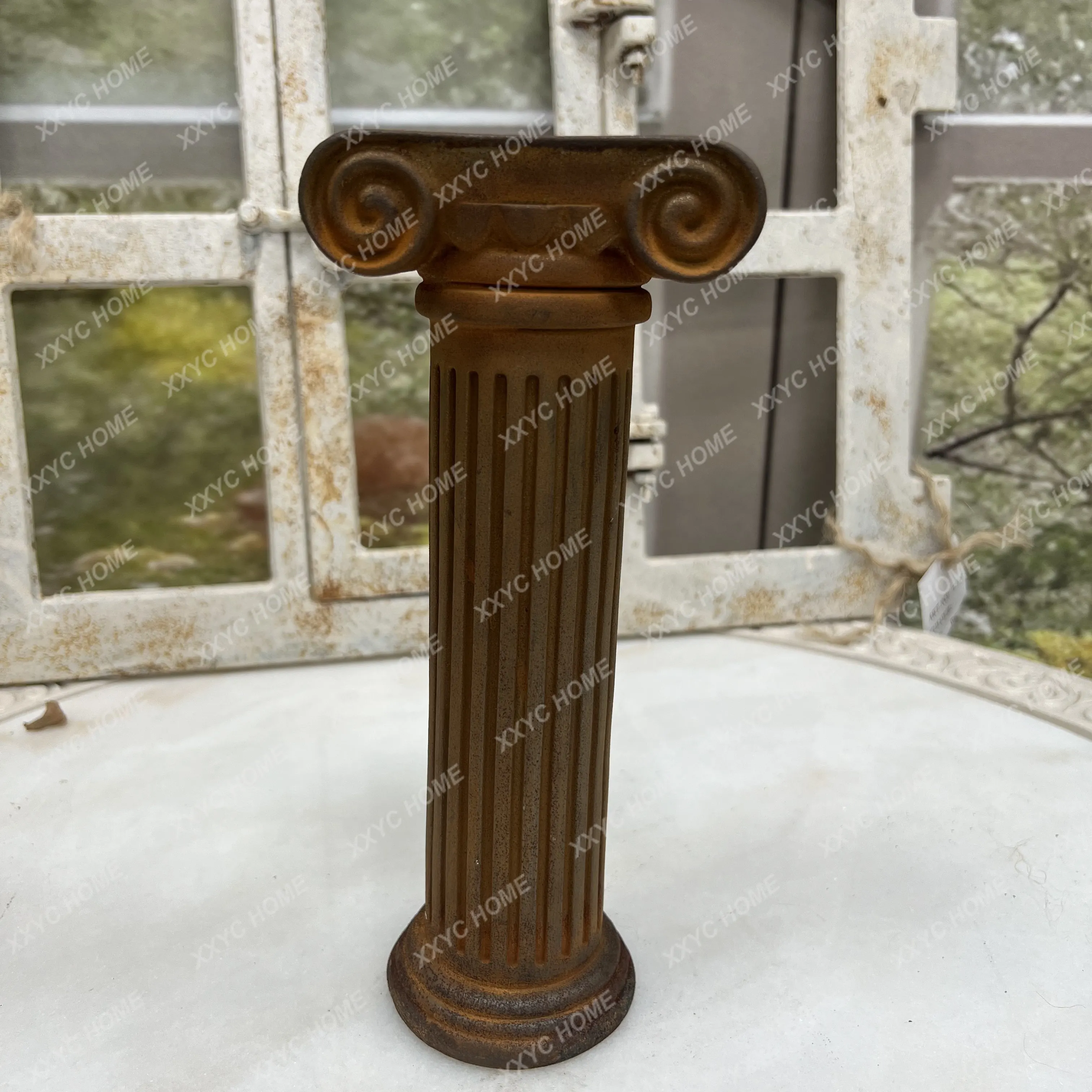Q Craft Cast Iron Roman Column Base Ornament Balcony Windowsill Terrace Garden Gardening Villa Foreign Trade Export
Q Craft Cast Iron Roman Column Base Ornament Balcony Windowsill Terrace Garden Gardening Villa Foreign Trade Export