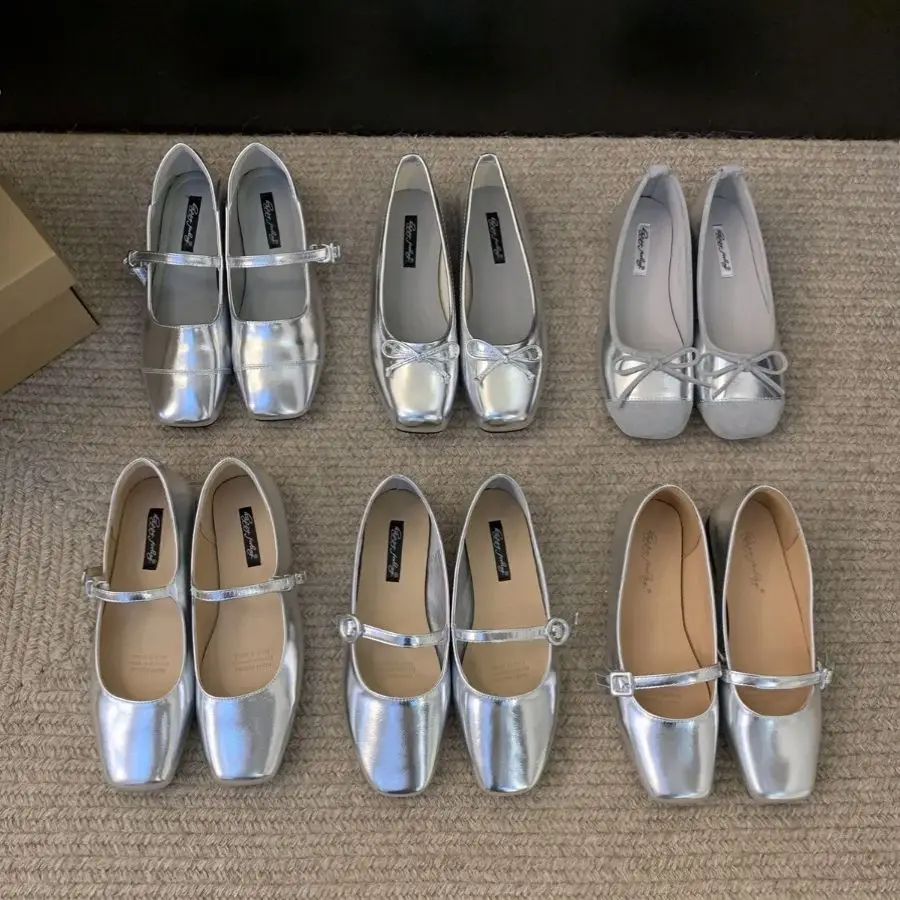 Bailamos Pointed Toe Women Flats New Arrivals Summer Dress Shoes Woman Low Heeled Black Beige Gold Silver Fashion Party Pumps Sh
Bailamos Pointed Toe Women Flats New Arrivals Summer Dress Shoes Woman Low Heeled Black Beige Gold Silver Fashion Party Pumps Sh