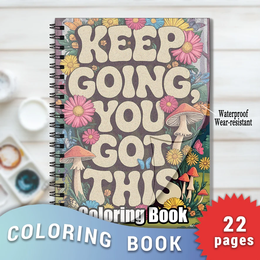 Inspirational Quotes Adult Coloring Book - 8.3x 11.2 Inch 22 Page Coloring Book - Helps Reduce Stress and Ease Emotions
Inspirational Quotes Adult Coloring Book - 8.3x 11.2 Inch 22 Page Coloring Book - Helps Reduce Stress and Ease Emotions