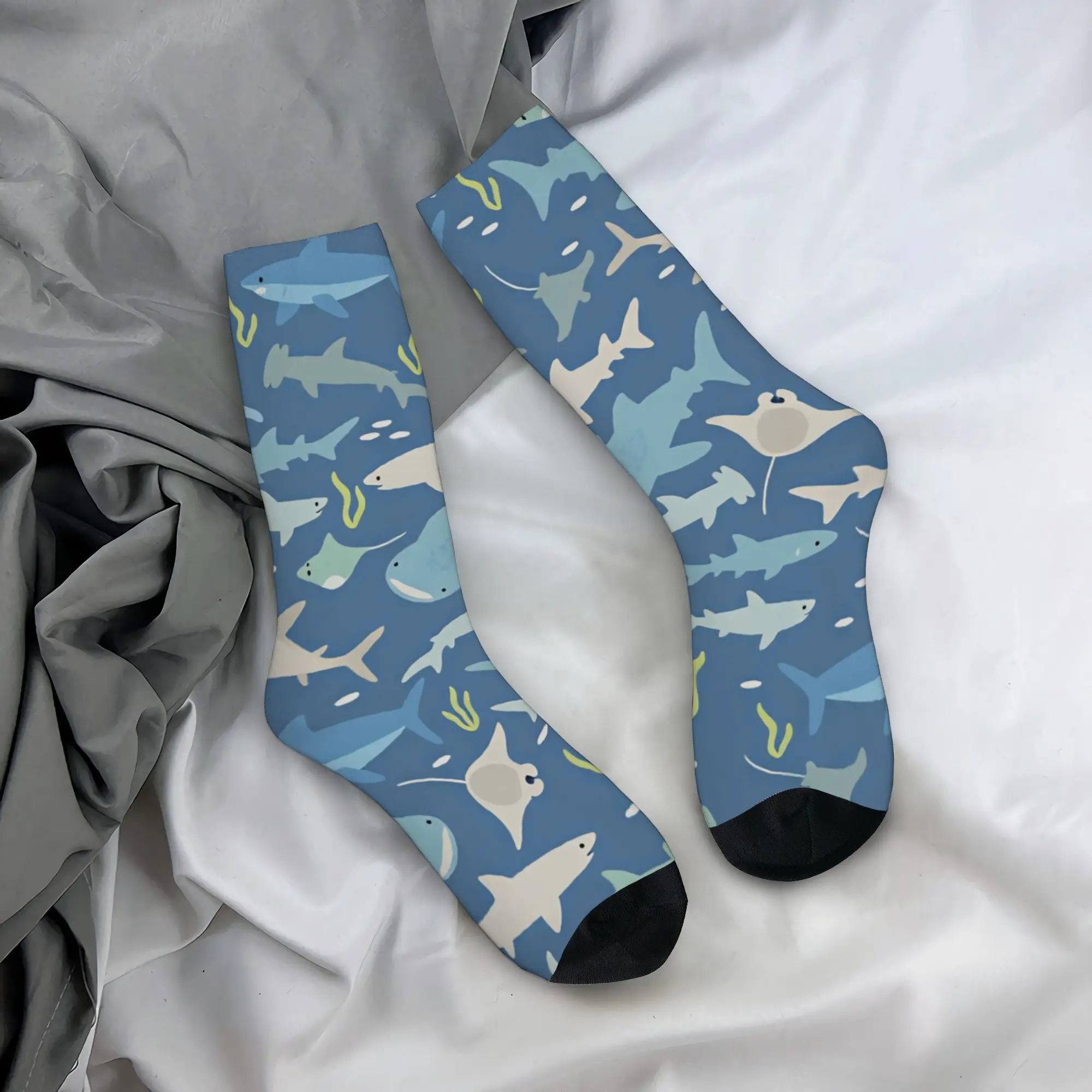 Pastel Shark & Ray Print Stockings Funny Socks Men High Quality Socks Spring Outdoor Sports Design Anti Slip Socks Gift
Pastel Shark & Ray Print Stockings Funny Socks Men High Quality Socks Spring Outdoor Sports Design Anti Slip Socks Gift
