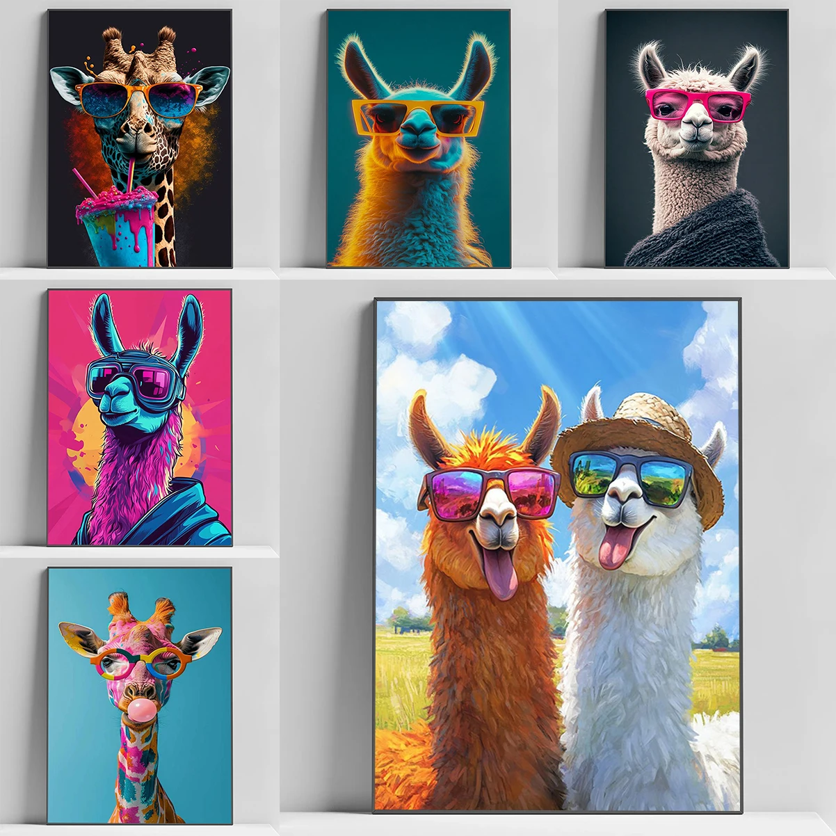 Interior Posters for Wall Multi-sizes Cute LIama Poster Vintage Home and Decoration Living Room Decor Man Art Mural Gift Bedroom
Interior Posters for Wall Multi-sizes Cute LIama Poster Vintage Home and Decoration Living Room Decor Man Art Mural Gift Bedroom