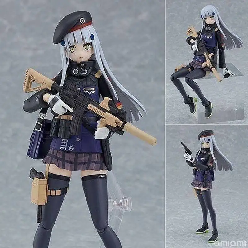 Figma 573 Girls' Frontline Hk416 Articulated Action Figure With Accessories Anime Collectible Model Toy
Figma 573 Girls' Frontline Hk416 Articulated Action Figure With Accessories Anime Collectible Model Toy