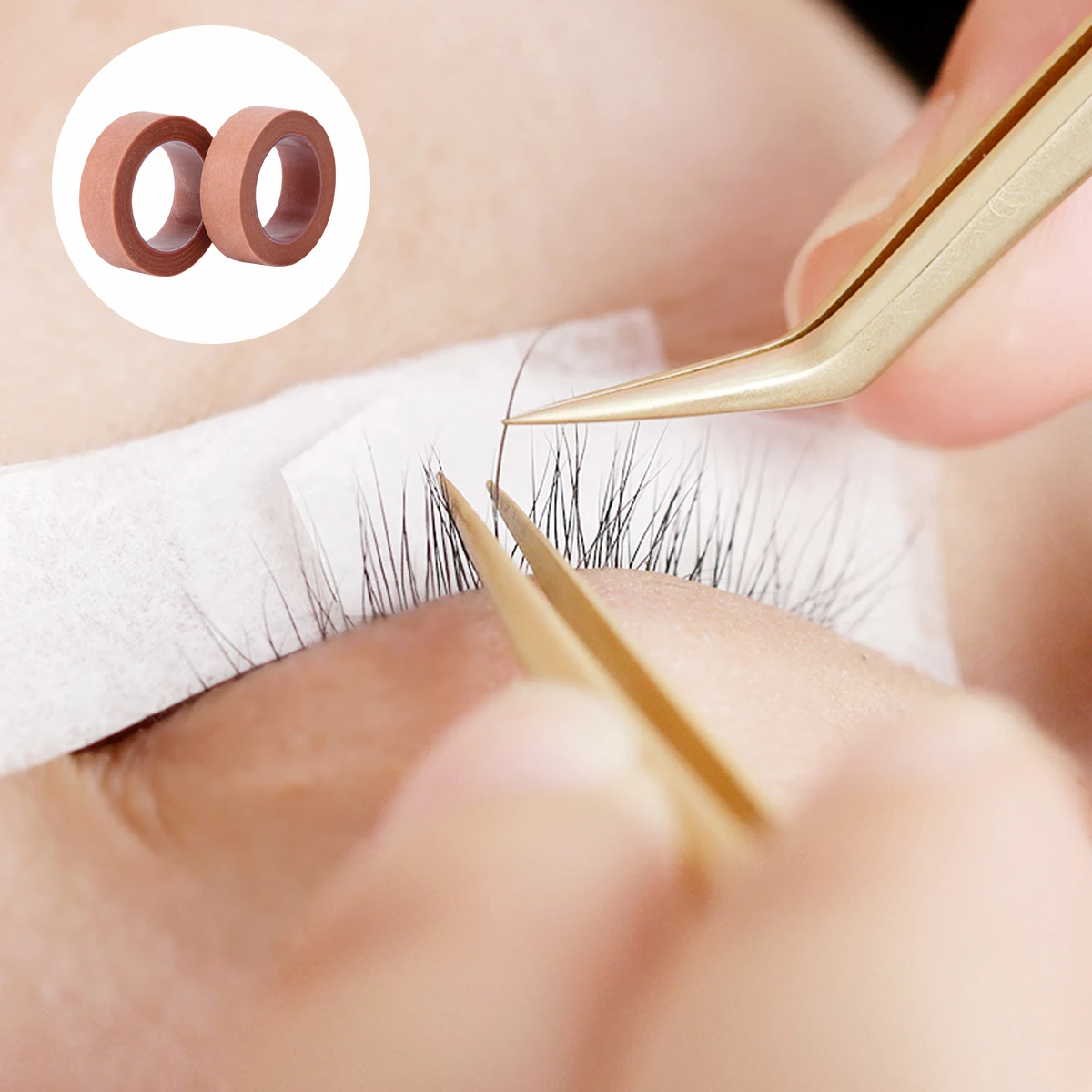 2Pcs Eyelash Isolation Cloth Fiber Tape Brown Tape for Eyelash Planting Tools Makeup Tool Eyelid Separator Salon Home Supplies
2Pcs Eyelash Isolation Cloth Fiber Tape Brown Tape for Eyelash Planting Tools Makeup Tool Eyelid Separator Salon Home Supplies