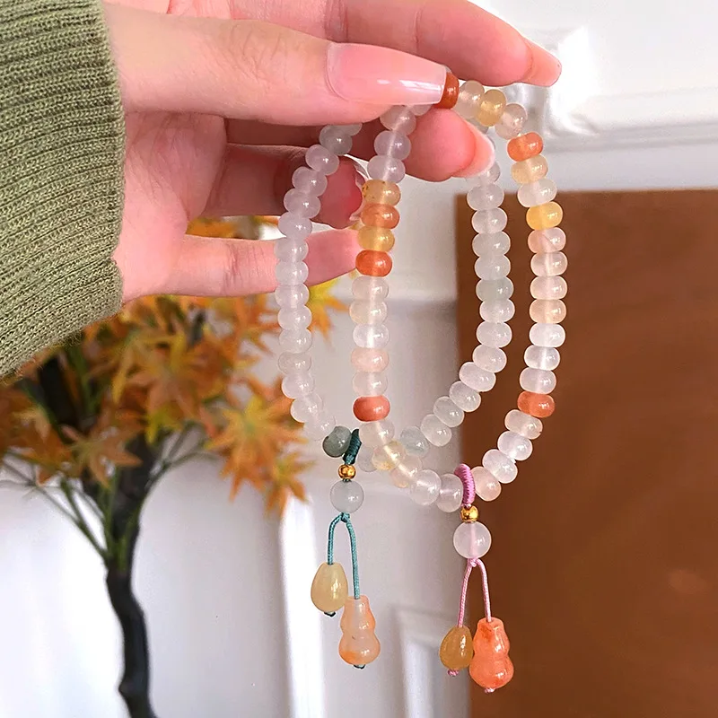Новый элегантный Простой нефритовый браслет в китайском стиле Tian Shan Cui Jinsi Abacus Beads Calabash Pendent
Новый элегантный Простой нефритовый браслет в китайском стиле Tian Shan Cui Jinsi Abacus Beads Calabash Pendent