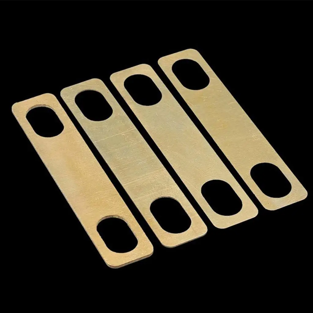 Brass Neck Shims Set Guitar Bass Neck Plate Accessory Kit for Electric Guitar Replacement and Adjustment
Brass Neck Shims Set Guitar Bass Neck Plate Accessory Kit for Electric Guitar Replacement and Adjustment