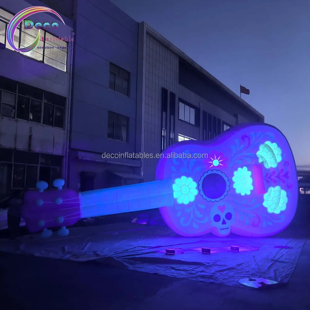 Customized Halloween Inflatable Cartoon Guitar Instrument Fluorescent Fabric For Enhanced Night Effect For Festive Decorations
Customized Halloween Inflatable Cartoon Guitar Instrument Fluorescent Fabric For Enhanced Night Effect For Festive Decorations