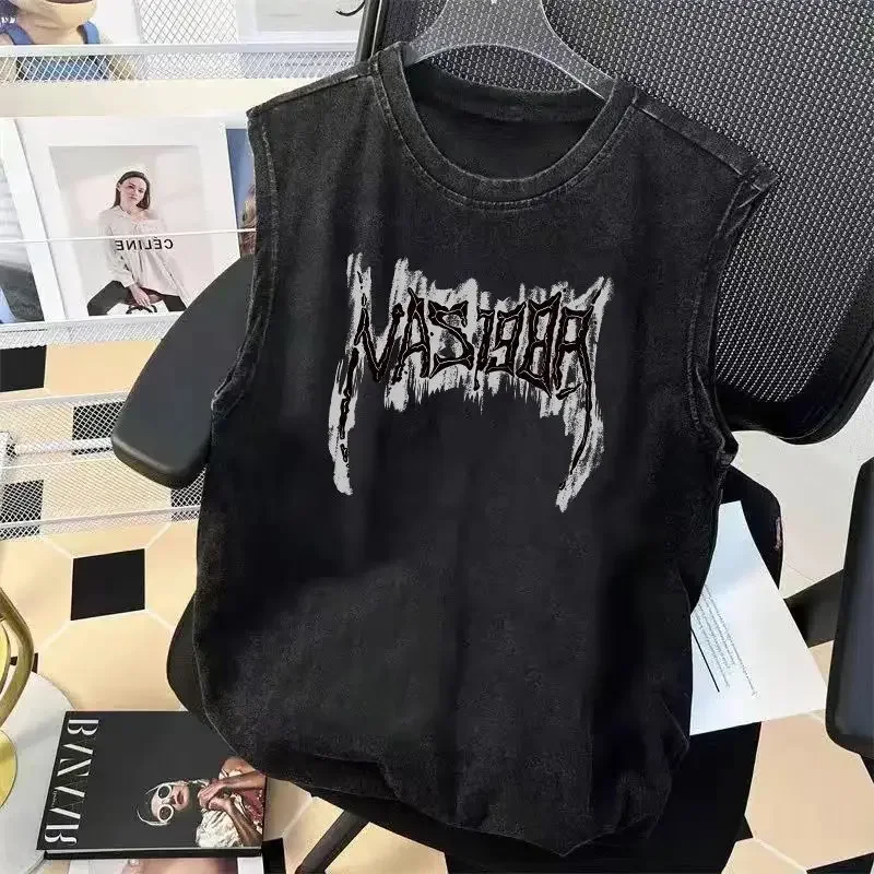 Men's Pure Cotton Vest Street Cycling Vest Summer New Sleeveless Washed Old Ruffian Handsome Trend Retro American Vest Clothes
Men's Pure Cotton Vest Street Cycling Vest Summer New Sleeveless Washed Old Ruffian Handsome Trend Retro American Vest Clothes