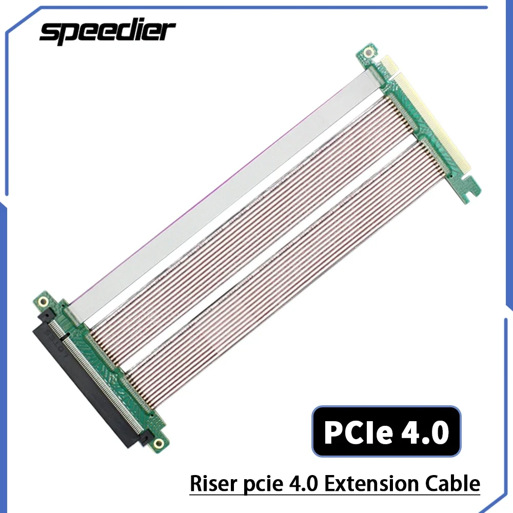 Кабель Riser PCIe 16x Riser, удлинитель PCI Express 4,0 x16, гибкий высокоскоростной кабель GUP 180 градусов
Кабель Riser PCIe 16x Riser, удлинитель PCI Express 4,0 x16, гибкий высокоскоростной кабель GUP 180 градусов