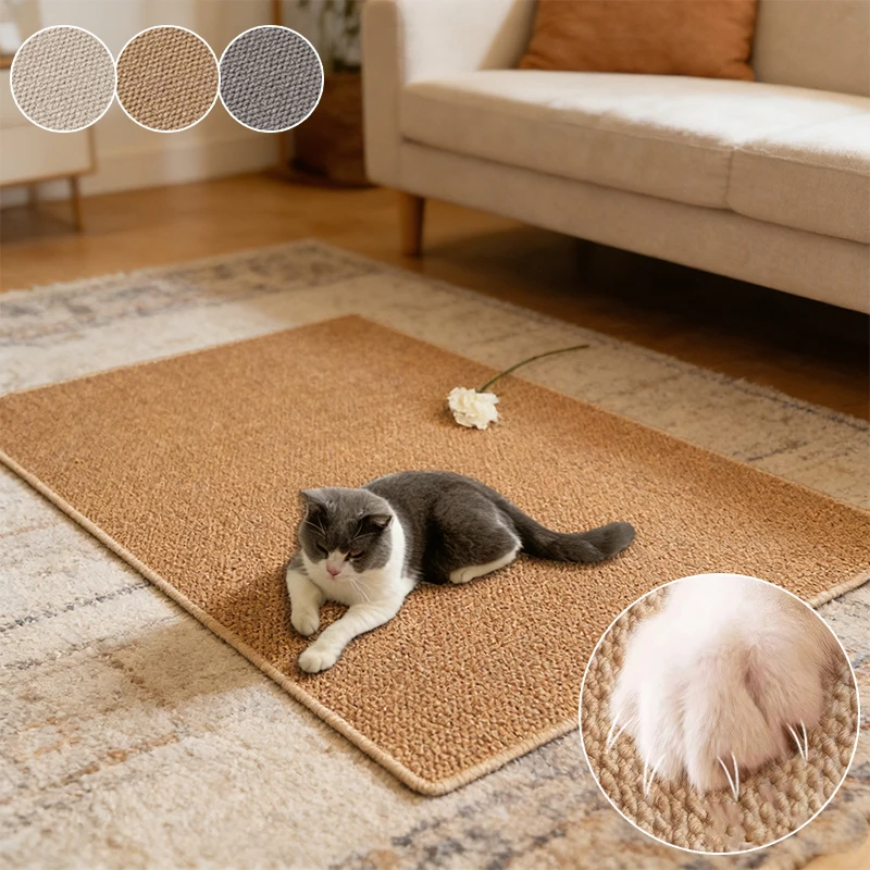 Anti Cat Scratch Floor Mat Wear-resistant and Non Snagging Multi Size Pet Cat Paw Mat Household and Fully Carpeted Floor Mat
Anti Cat Scratch Floor Mat Wear-resistant and Non Snagging Multi Size Pet Cat Paw Mat Household and Fully Carpeted Floor Mat