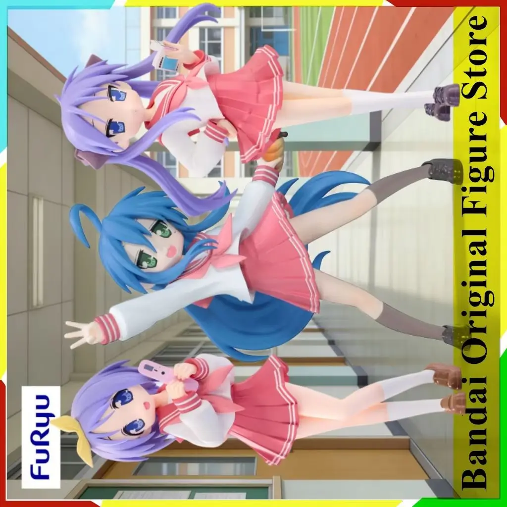 Original Furyu Lucky Star Anime Izumi Konata Hiiragi Kagami Hiiragi Tsukasa Action Figurine Toys PVC Model Figuarts Collection
Original Furyu Lucky Star Anime Izumi Konata Hiiragi Kagami Hiiragi Tsukasa Action Figurine Toys PVC Model Figuarts Collection