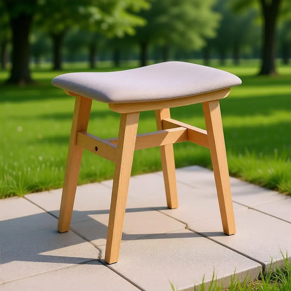 Natural Linen Cushioned Makeup Chair, Compact Vanity Stool for Easy Assembly, Ideal for Home and Entryway
Natural Linen Cushioned Makeup Chair, Compact Vanity Stool for Easy Assembly, Ideal for Home and Entryway