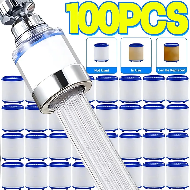 100x Sink Faucet Water Filters Remove Chlorine Heavy Metals Softening Hard Water Bath Filtration Purifier Kitchen Tap Cartridges
100x Sink Faucet Water Filters Remove Chlorine Heavy Metals Softening Hard Water Bath Filtration Purifier Kitchen Tap Cartridges