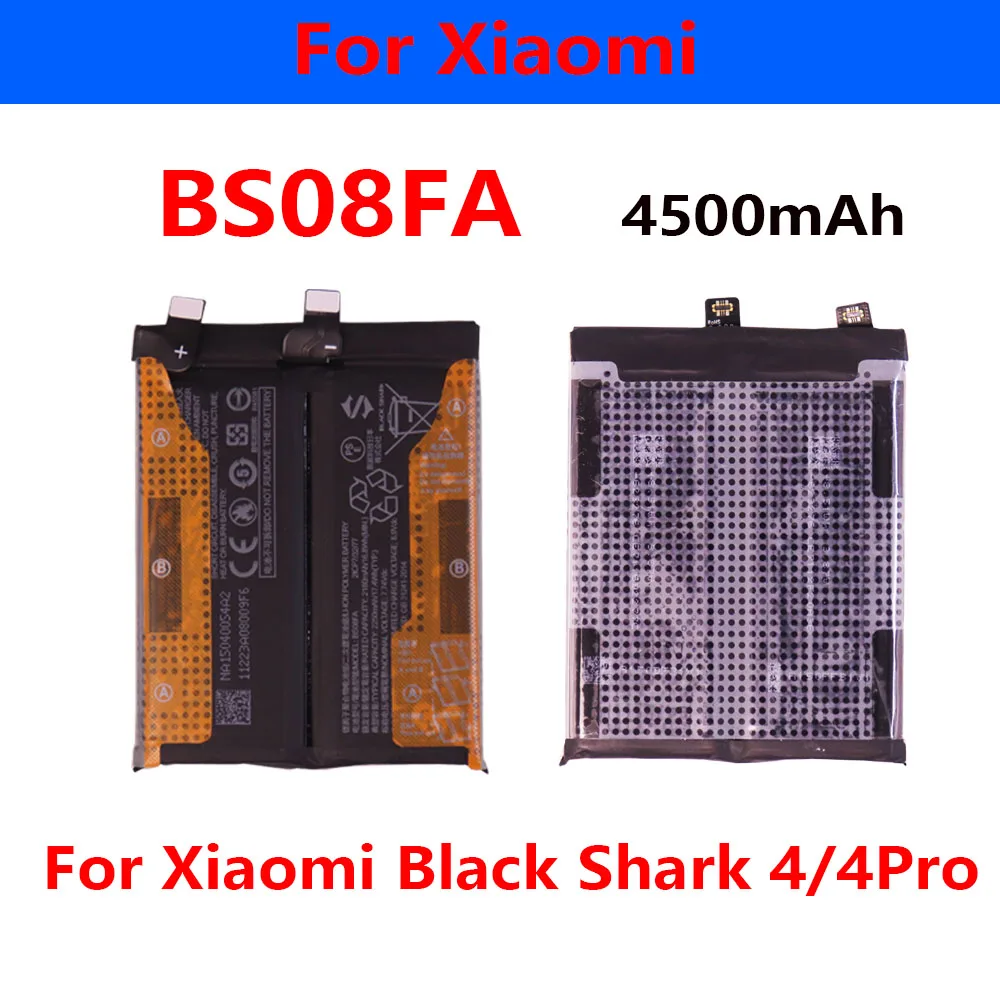 High Quality Original Cell BS08FA Replacement Battery for Xiaomi Black Shark 4 Pro 4Pro / 4S Pro 4SPro PRS-H0 PRS-A0 5RS KSR-A0
High Quality Original Cell BS08FA Replacement Battery for Xiaomi Black Shark 4 Pro 4Pro / 4S Pro 4SPro PRS-H0 PRS-A0 5RS KSR-A0