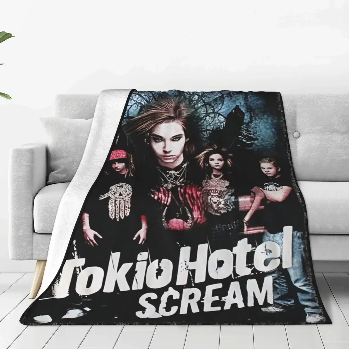Tokio Hotel Scream Blankets Coral Fleece Plush Metal Band Multi-function Warm Throw Blanket for Bedding Couch Plush Thin Quilt
Tokio Hotel Scream Blankets Coral Fleece Plush Metal Band Multi-function Warm Throw Blanket for Bedding Couch Plush Thin Quilt
