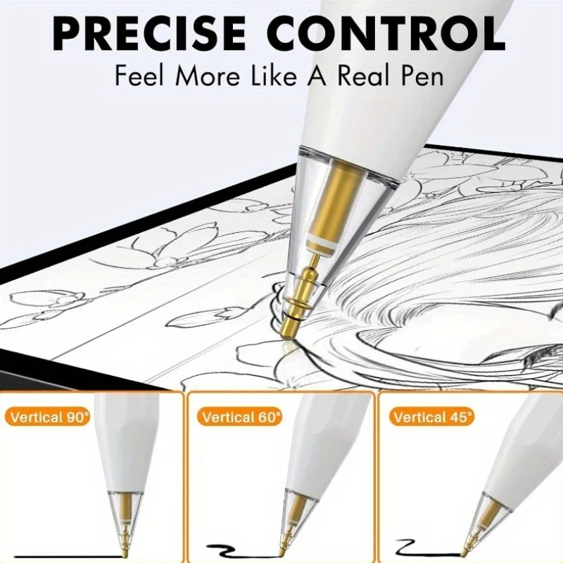 Сменные насадки для Apple Pencil 2-го и 1-го поколения, металлические насадки Fine Point, совместимые с ipad Pro 11/12,9 (2024-2020), чехол для головы 
Сменные насадки для Apple Pencil 2-го и 1-го поколения, металлические насадки Fine Point, совместимые с ipad Pro 11/12,9 (2024-2020), чехол для головы