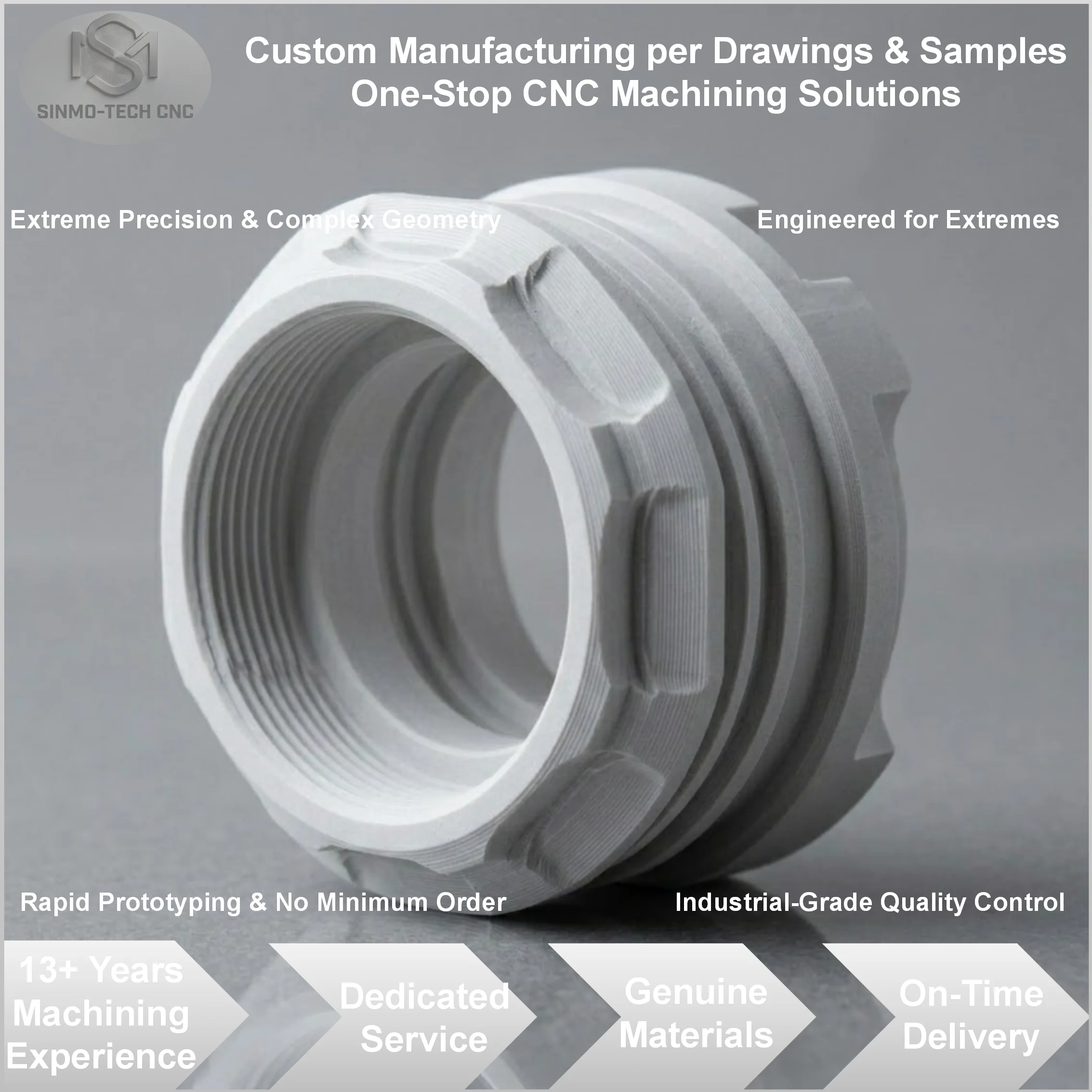 Custom Macor Ceramic Parts, Fast Turnaround CNC Machining, Ultra-Precision Dielectric Components for Vacuum & Medical Device
Custom Macor Ceramic Parts, Fast Turnaround CNC Machining, Ultra-Precision Dielectric Components for Vacuum & Medical Device
