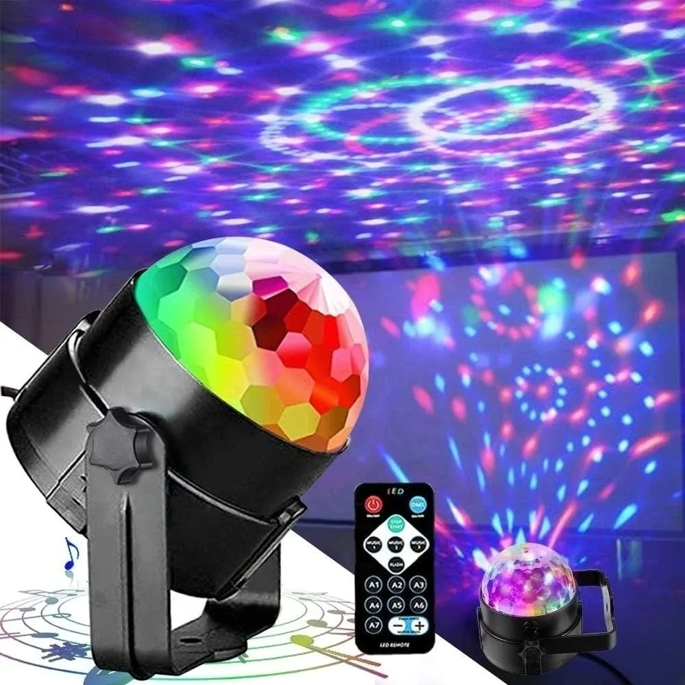 Mini Size Music Sync LED Light with Remote Control Multi-Color Changing Rotating Party Light Sound Activated
Mini Size Music Sync LED Light with Remote Control Multi-Color Changing Rotating Party Light Sound Activated
