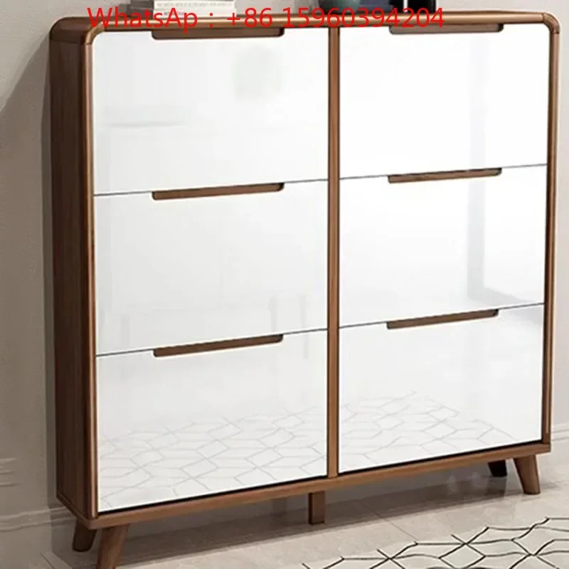 Wood Adjustable Shoe Rack Vintage Narrow Ultra Thin Shoe Cabinets Italian Minimalist Space Saving Sapateira Salon Furniture
Wood Adjustable Shoe Rack Vintage Narrow Ultra Thin Shoe Cabinets Italian Minimalist Space Saving Sapateira Salon Furniture