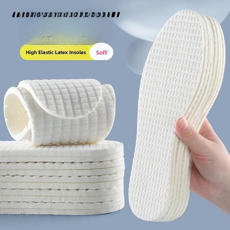 Latex Sport Shoe Insoles Men's Thin Comfortable Anti-Odor Absorbent Slip-Resistant Breathable Cuttable for Summer
Latex Sport Shoe Insoles Men's Thin Comfortable Anti-Odor Absorbent Slip-Resistant Breathable Cuttable for Summer