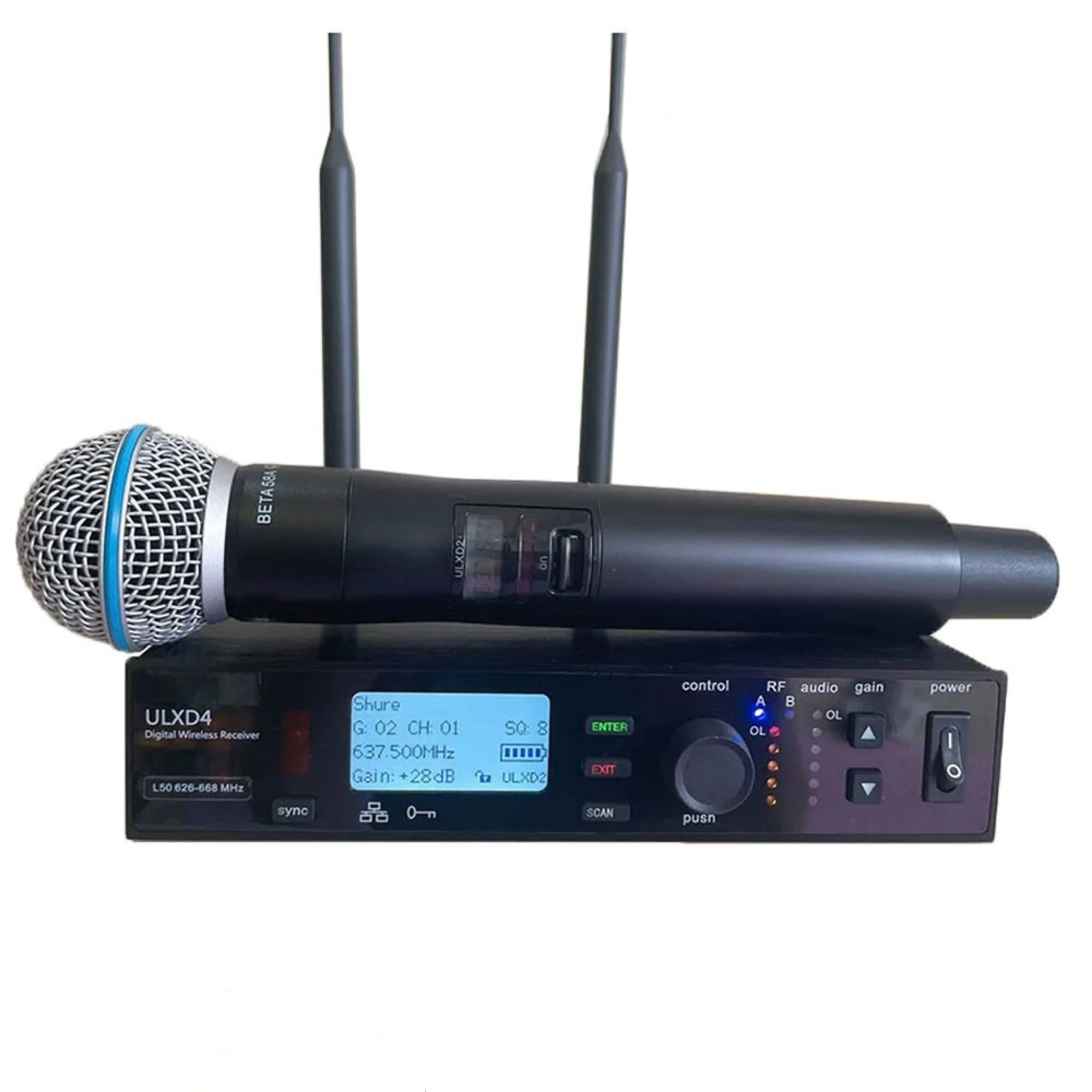 2025 ULXD4 Beta58a Uhf Handheld Headset Lavalier Microphone Stage Outdoor Performance ULXD4/BETA87A Wireless Microphone
2025 ULXD4 Beta58a Uhf Handheld Headset Lavalier Microphone Stage Outdoor Performance ULXD4/BETA87A Wireless Microphone
