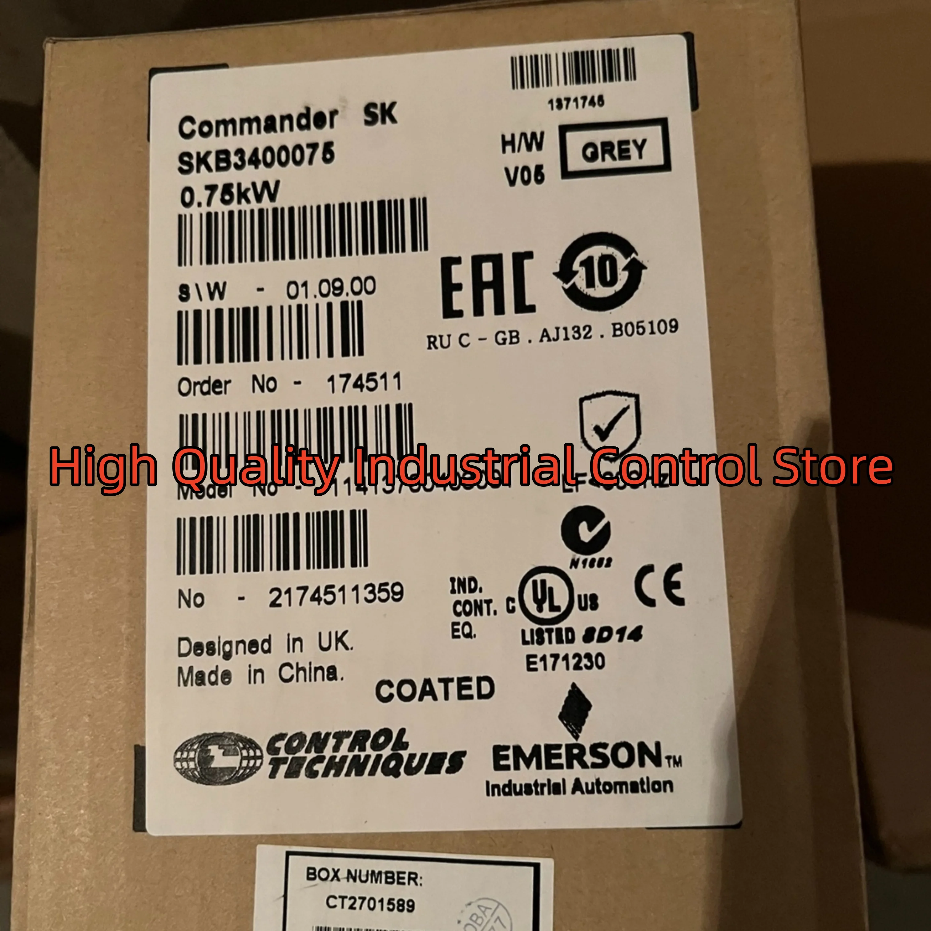 New in box SKB3400075 SERVO Drive
New in box SKB3400075 SERVO Drive