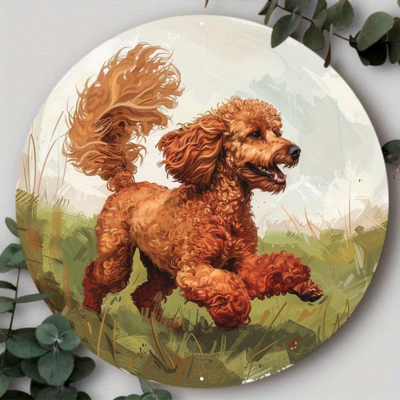 Circular Dog Sign, 2D Painting for Living Room, Wall Decoration, Funny Decor, Decorative Poster, Perfect As Gifts
Circular Dog Sign, 2D Painting for Living Room, Wall Decoration, Funny Decor, Decorative Poster, Perfect As Gifts