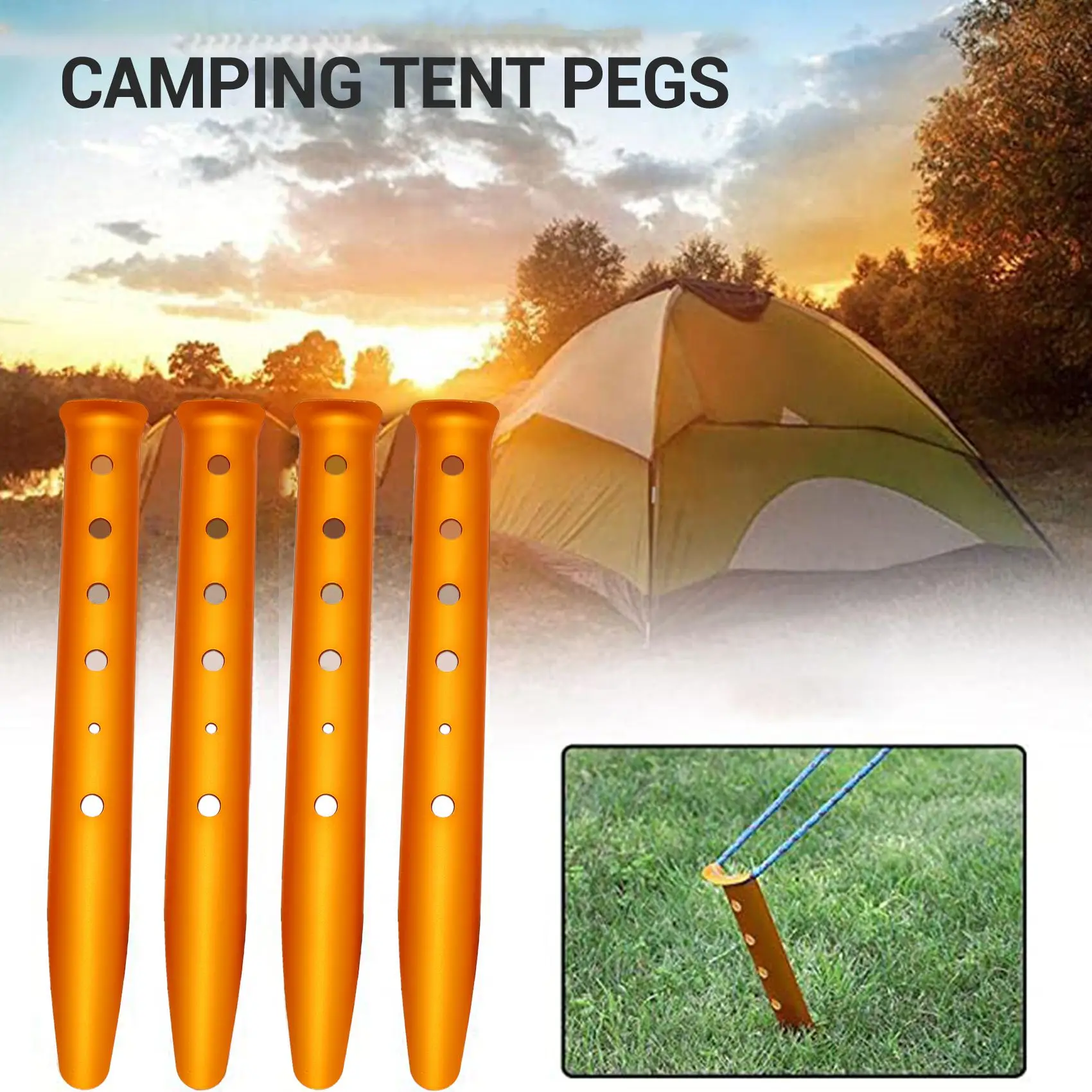 B57A6Pcs Snow and Sand Tent Stakes Pegs Aluminum Alloy U-Shaped Pegs Tent Nails Lightweight for Camping Hiking Backpacking
B57A6Pcs Snow and Sand Tent Stakes Pegs Aluminum Alloy U-Shaped Pegs Tent Nails Lightweight for Camping Hiking Backpacking